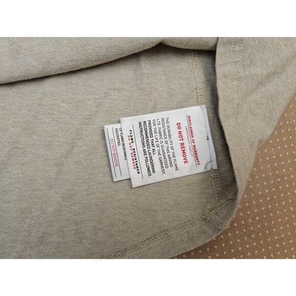 Ariat FR Shirt Utility Flame Resistant Long Sleeve Workwear Beige Men's Large - Picture 13 of 16